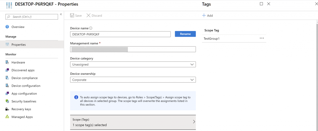 role assignment intune